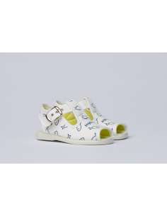 SANDALIA NIÑO LONA PECES ANGELITOS 119 BLANCO