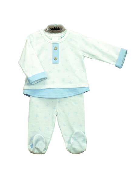 52299 CELESTE CONJUNTO BEB  PACIFIC MARCA BABIDU