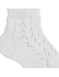 25184 BLANCO CALCETINES CORTOS CALADOS MARCA CONDOR 2