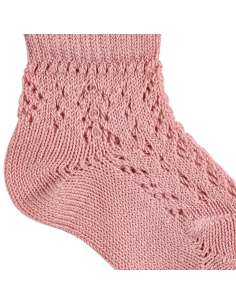 25184 ROSA PALO CALCETINES CORTOS CALADOS MARCA CONDOR 2