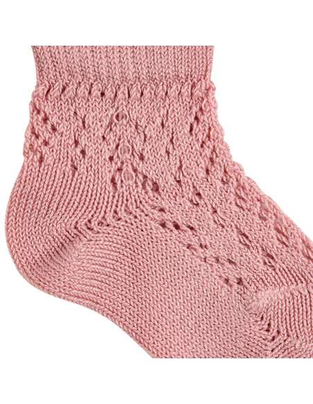 25184 ROSA PALO OPENWORK ANCLE SOCKS BRAND CONDOR