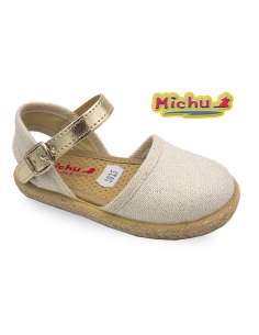 ESPADRILLES CANVAS MICHU 8035 SILVER