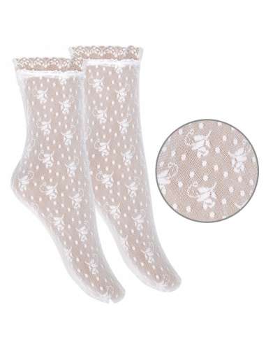 45024 CEREMONY SOCKS WITH LACE BRAND CONDOR