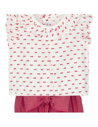 1910316041 RED BABY GIRL SETS POLOLO BICO BRAND...