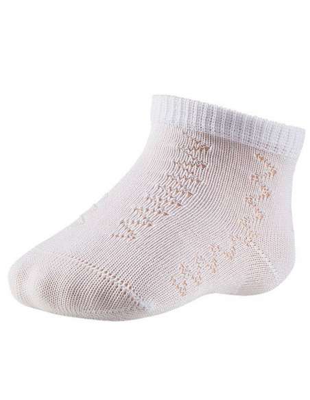 52227C BLANCO CALCETIN TOBILLERO BEBE MARCA YSABEL MORA