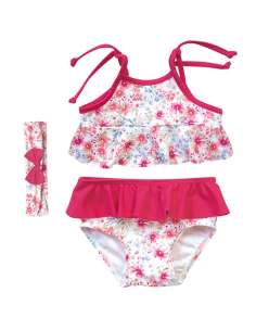 23503 GIRLS T-SHIRT AND SWIM NAPPY BRAND CALAMARO