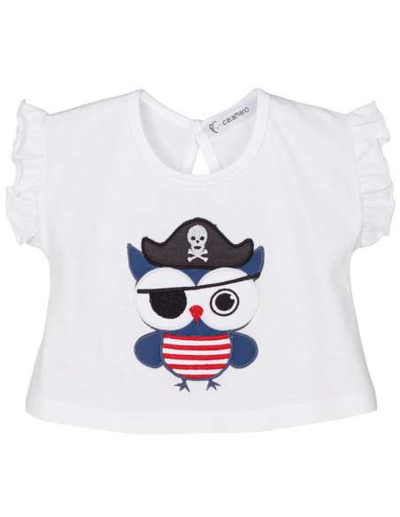 23027 GIRLS T-SHIRT AND SWIM NAPPY BRAND CALAMARO