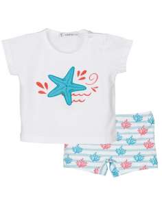 23030 BOYS T-SHIRT AND SWIM TRUNKS BRAND CALAMARO
