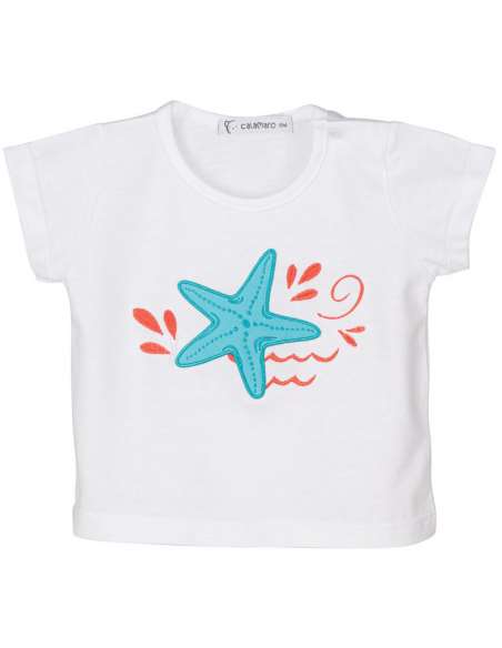 23030 BOYS T-SHIRT AND SWIM TRUNKS BRAND CALAMARO