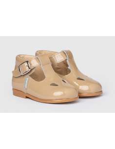 Pepito Clásico Piel Charol AngelitoS 631 camel