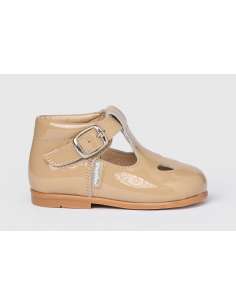 T-Bars Angelitos shoes in Patent Leather 631 camel 2