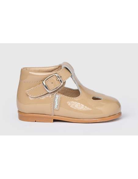 T-Bars Angelitos shoes in Patent Leather 631 camel