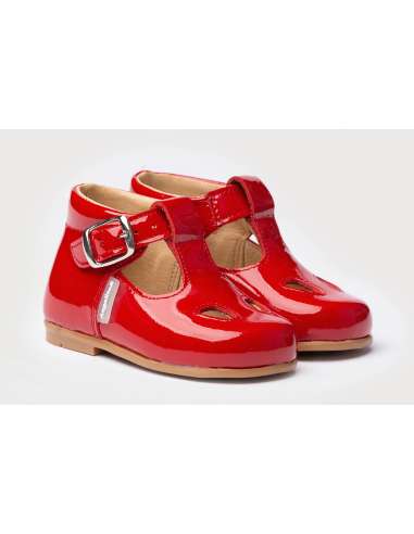 T-Bars Angelitos shoes in Patent Leather 631 red