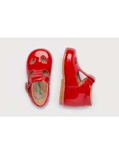 T-Bars Angelitos shoes in Patent Leather 631 red 2