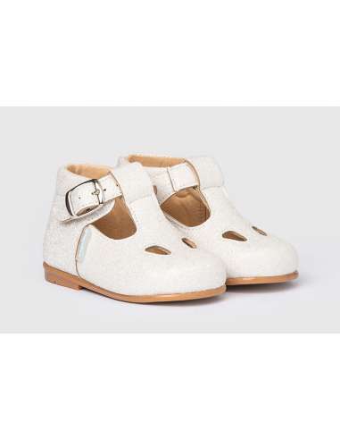 Pepito Clásico Piel Glitter AngelitoS 633 blanco