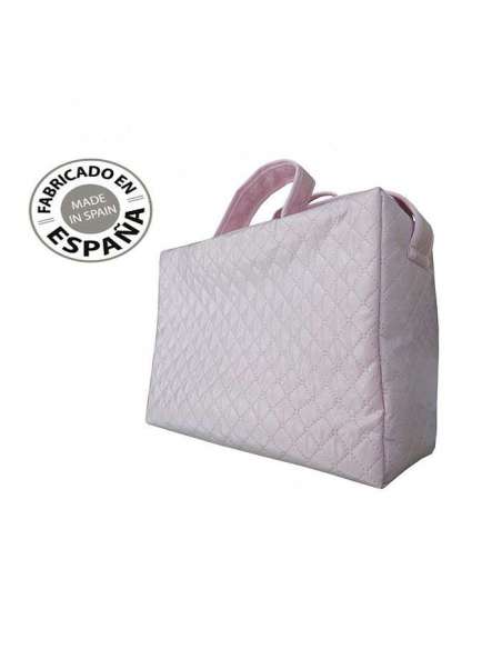 BOLSO-PLASTIFICADO DE BEBÉ ROSA