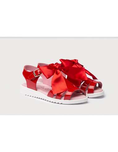 Angelitos Sandals in Patent Leather 575 red