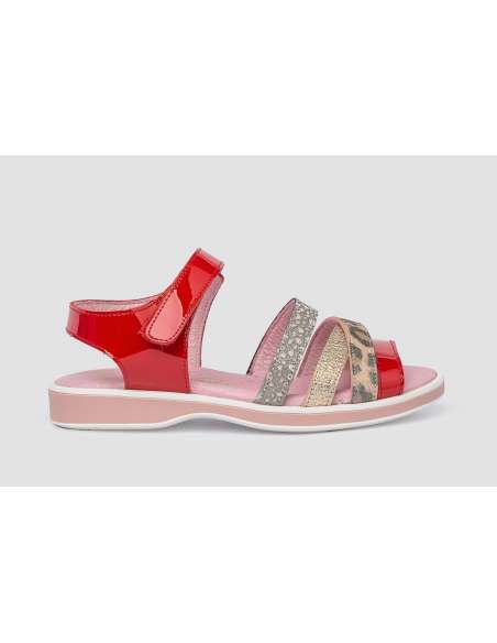Angelitos Sandals in Patent Leather 576 red