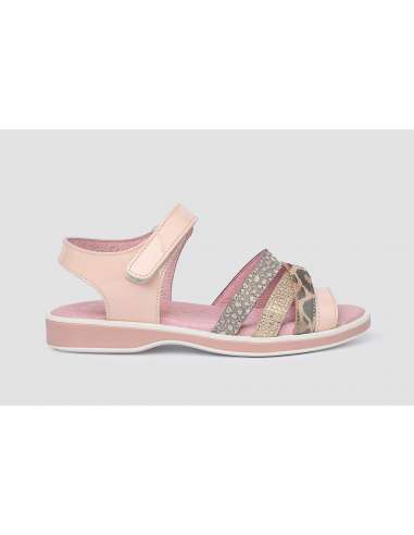 Angelitos Sandals in Patent Leather 576 pink