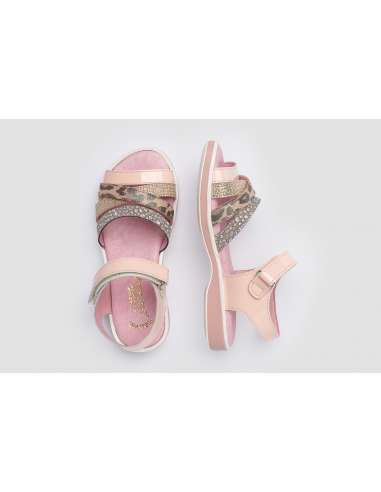 Angelitos Sandals in Patent Leather 576 pink