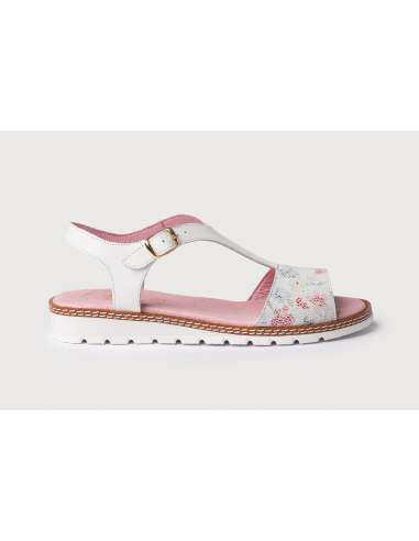 Angelitos Sandals in Patent Leather 625 white