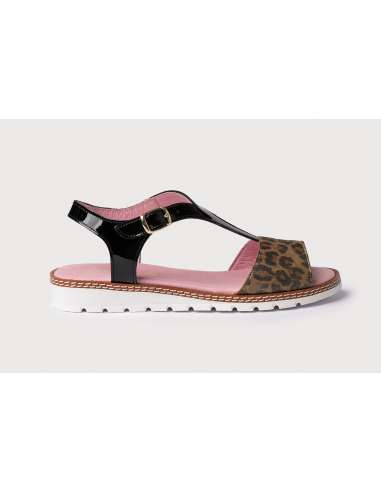 Angelitos Sandals in Patent Leather 625 black