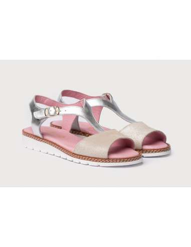 Angelitos Sandals in Patent Leather 625 silver