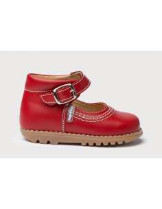 T-Bars Angelitos shoes in Leather 636 red 2