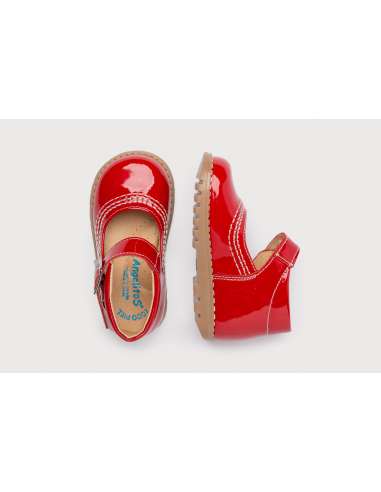 Pepito Clásico Piel Glitter AngelitoS 637 rojo