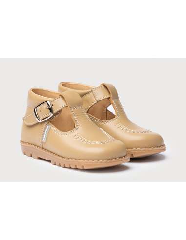 T-Bars Angelitos shoes in Leather 638 camel