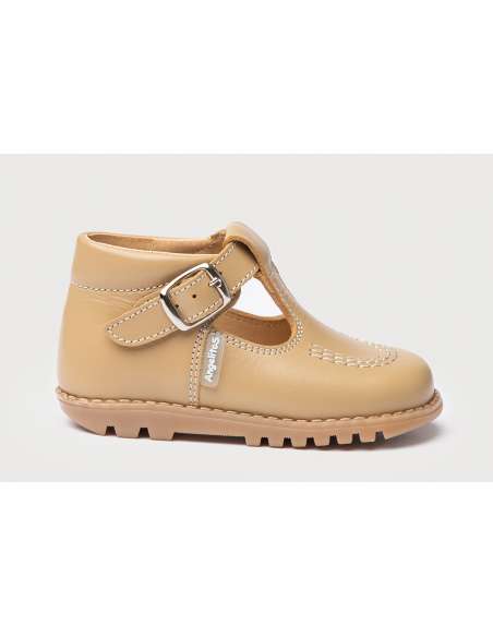 T-Bars Angelitos shoes in Leather 638 camel
