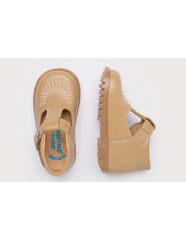 T-Bars Angelitos shoes in Leather 638 camel