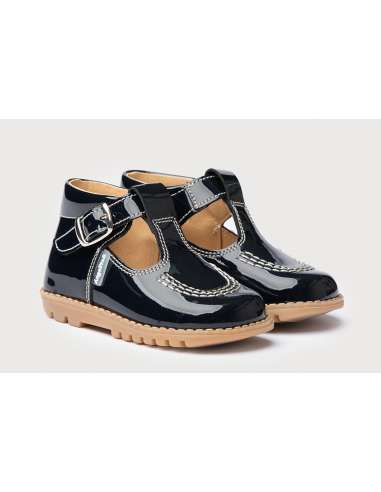 T-Bars Angelitos shoes in Patent Leather 639 navy