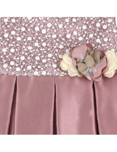 M30509 ROSA VESTIDO CEREMONIA RASO MARCA MISHA...