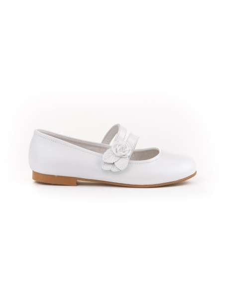 Bailarina Flor & Pétalos Comunión AngelitoS 990 blanco