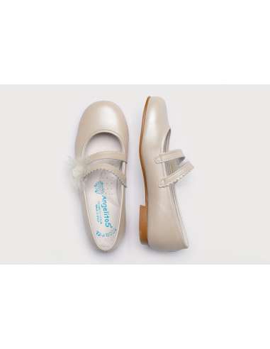 Bailarina Flor & Tul Comunión AngelitoS 992 beig