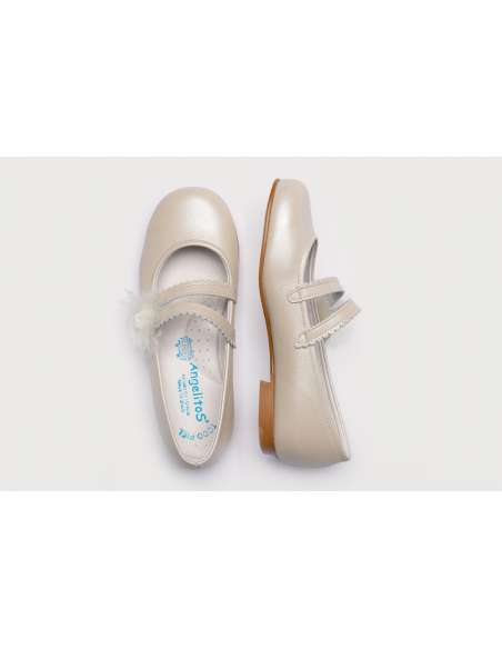 Bailarina Flor & Tul Comunión AngelitoS 992 beig