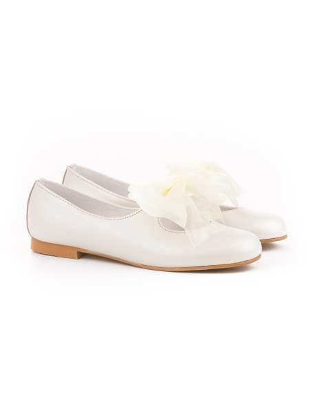 Bailarina Flor & Pétalos Comunión AngelitoS 996 Nácar beig
