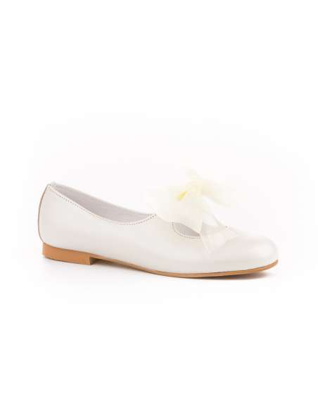 Ballerina Flower Communión AngelitoS 996 Nacarado beig