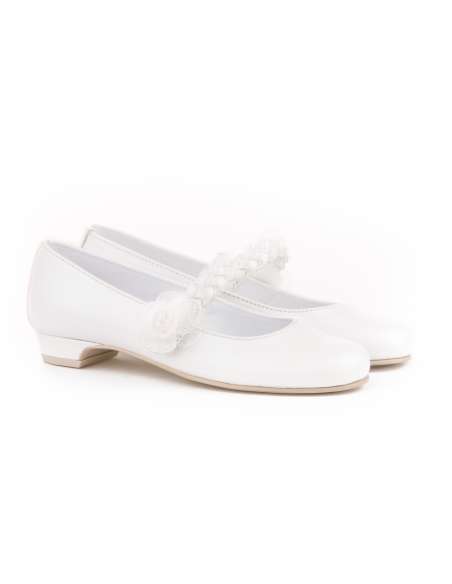 Ballerina AngelitoS 998 Nacarado white
