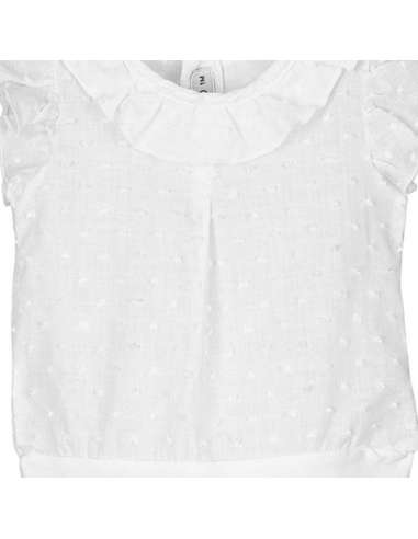 19103  WHITE SHIRT BODYSUIT  BRAND CALAMARO