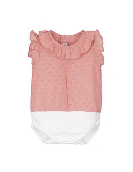 19103 NUDE SHIRT BODYSUIT  BRAND CALAMARO