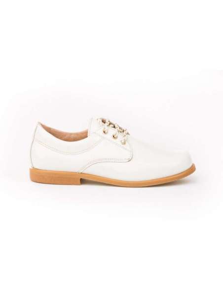 Classic Blucher Shoe AngelitoS 1812 beig patent