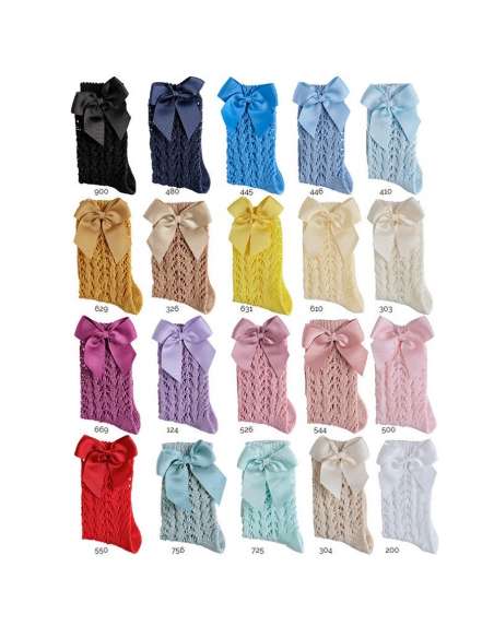 25192   PERLE OPENWORK KNEE HIGH SOCKS BRAND CONDOR