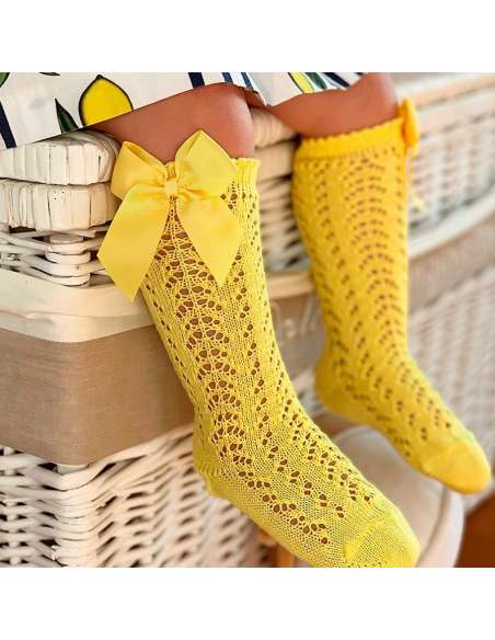 25192   PERLE OPENWORK KNEE HIGH SOCKS BRAND CONDOR