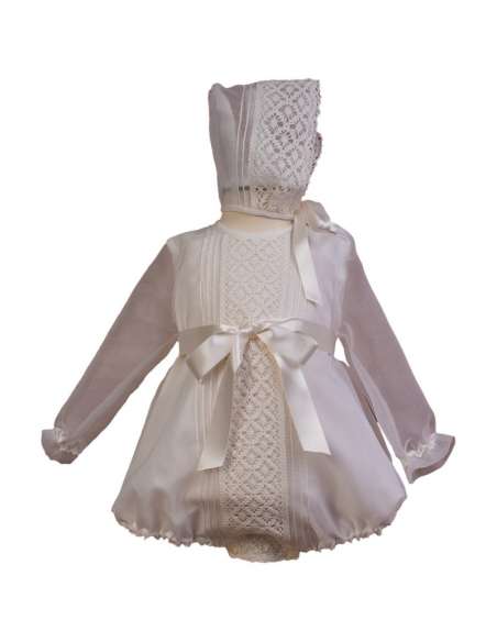 M83932ML PELELE CRISTAL JARETAS CON CAPOTA-MANGA LARGA MARCA MISHA BABY