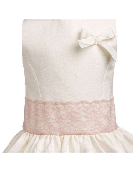 M30209 GIRLS DRESS WITH BOW BRAND MISHA BABY