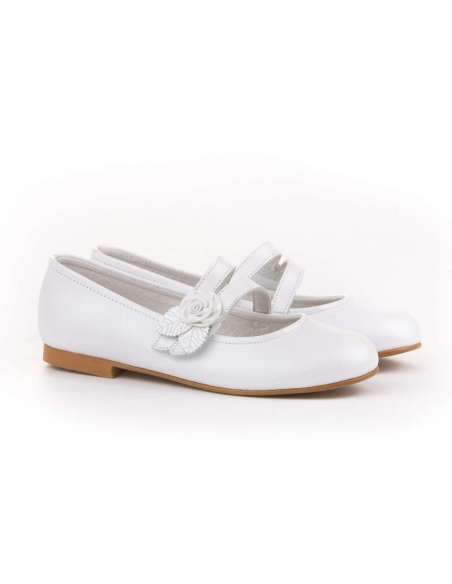 Bailarina Flor & Pétalos Comunión AngelitoS 990 blanco