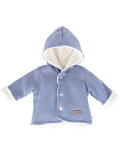 14006 BLUE  JACKET WITH HOOD BRAND CALAMARO