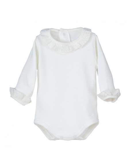 18012 BLANCO BODY PUNTILLA  ABIERTO  MARCA CALAMARO